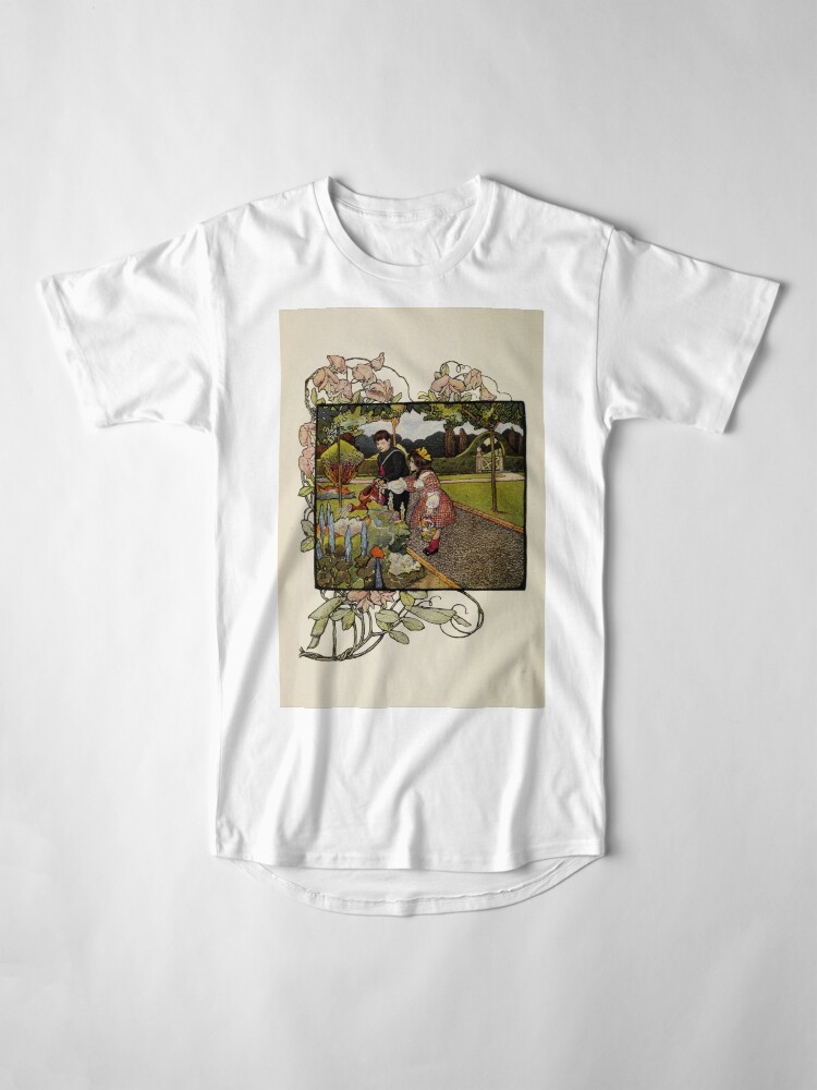 Alternate view of Vintage Art from ”A little garden calendar for boys and girls” book Long T-Shirt