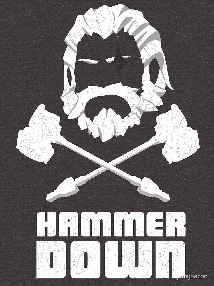 "Hammer Down!" Tshirt by ponybacon Redbubble