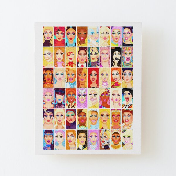 DRAG QUEEN ROYALTY Wood Mounted Print