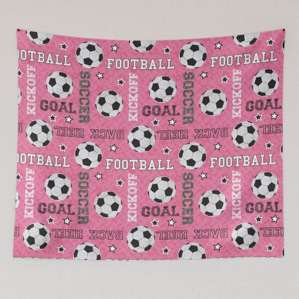 Item preview, Football - Soccer Hall of Fame - Pink designed and sold by WickedRefined - Nicole Demereckis.