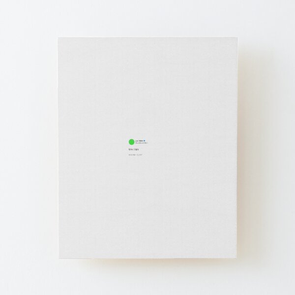 paul klein tweet Wood Mounted Print