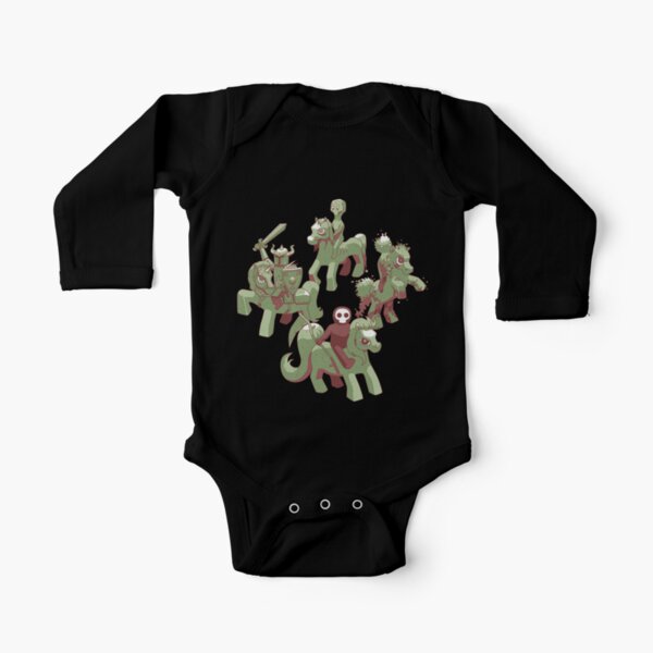 My Little Apocalypse Long Sleeve Baby One-Piece