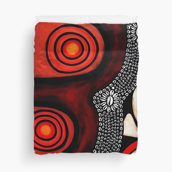 #396B - Segments Of Life II - Artist Nathalie Le Riche Duvet Cover