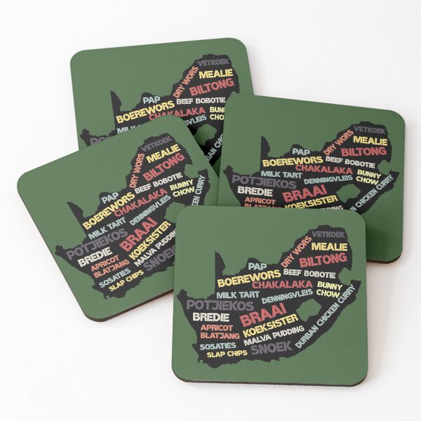 Item preview, South Africa Food Map designed and sold by d247.