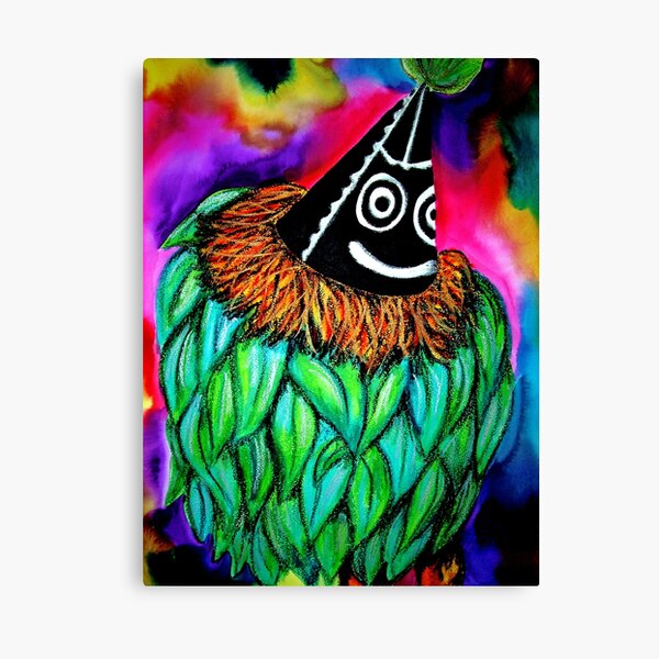 #246 - The Colourful Duk Duk - Artist Nathalie Le Riche Canvas Print