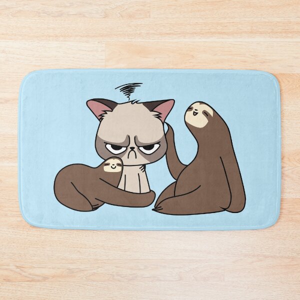 Item preview, A Hug a Day Keeps the Grumpiness Away designed and sold by Slothgirl Art.
