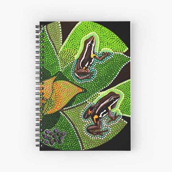 Amazonian Aboriginal Frog - Rana Aborigen Amazónica Cuaderno de espiral
