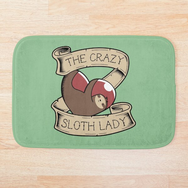 Item preview, Crazy Sloth Lady Tattoo designed and sold by Slothgirl Art.