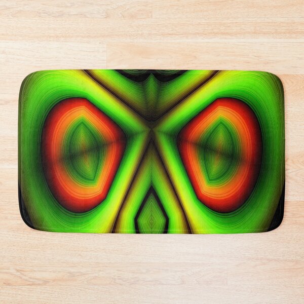 Item preview, Abstract neon green oval face designed and sold by Astralia.