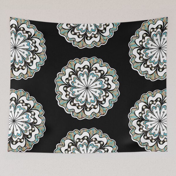 Item preview, "Blomst 1" | Mandala Flower designed and sold by LiseHoltArt.