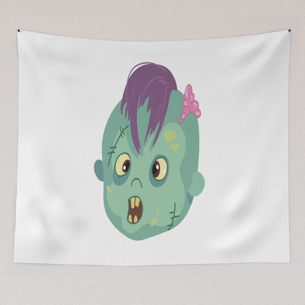 Item preview, Halloween Zombie Head designed and sold by apurpleunicorn.