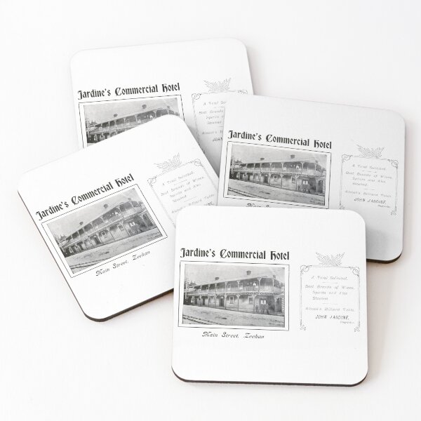 Item preview, Historic Tasmania. Jardines Commercial Hotel Zeehan 1900s designed and sold by taspaul.