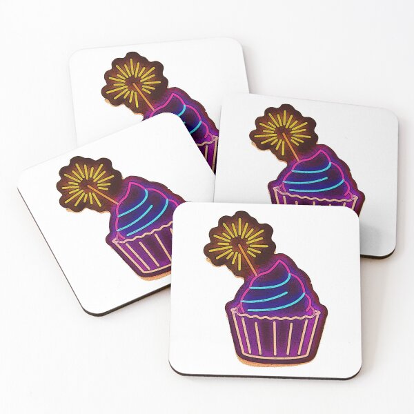 Item preview, Celebrate With a Neon Cupcake! designed and sold by damanarora.