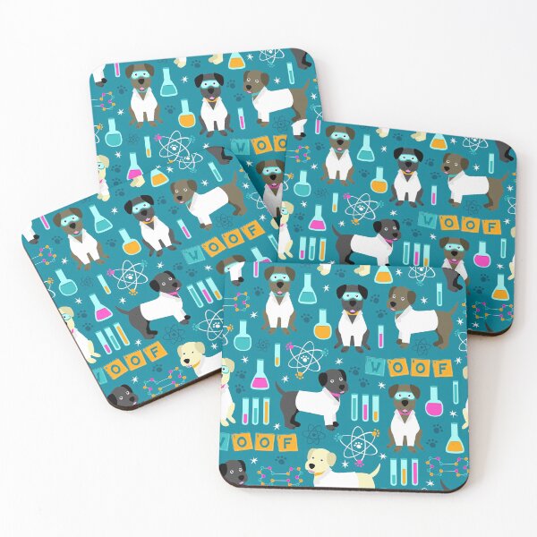 Lab Assistants Coasters (Set of 4)