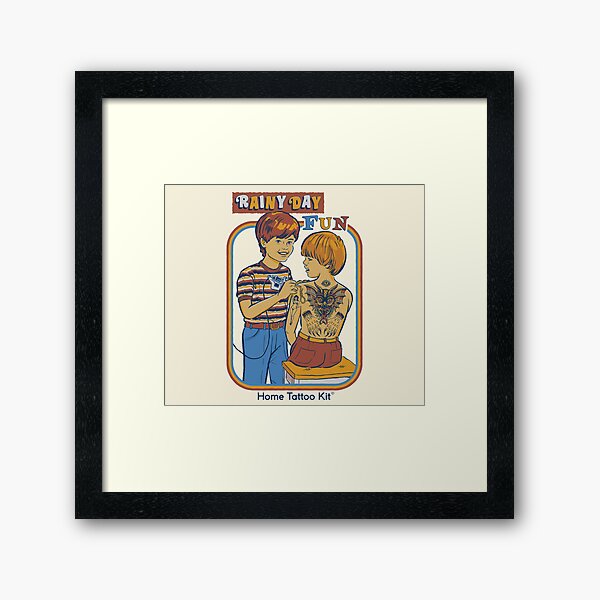 Rainy Day Fun Framed Art Print