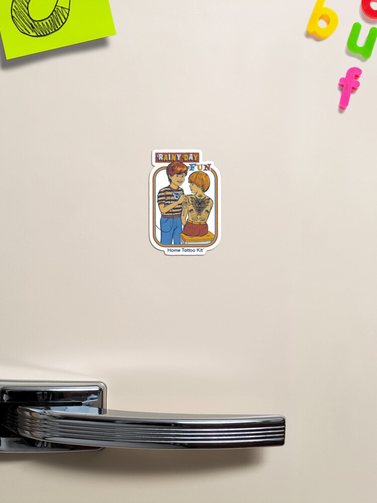 Thumbnail 1 of 3, Magnet, Rainy Day Fun designed and sold by stevenrhodes.