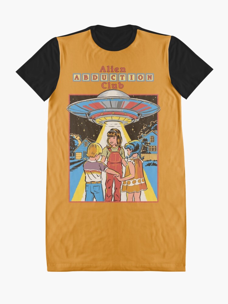 Alternate view of Alien Abduction Club Graphic T-Shirt Dress