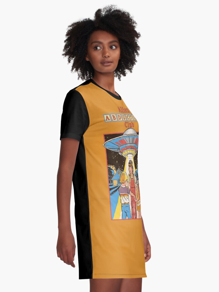 Alternate view of Alien Abduction Club Graphic T-Shirt Dress