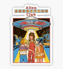 Alien Abduction Club Sticker