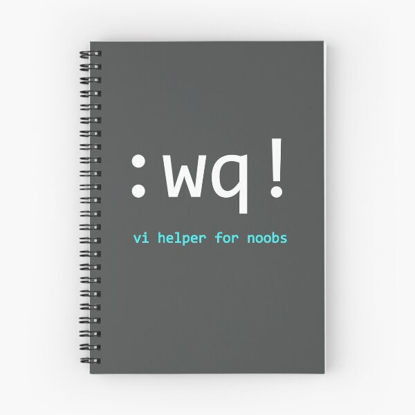 Item preview, Linux vi editor helper for noobs, ":wq!" designed and sold by mstfcntrk.