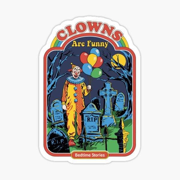 Clowns are Funny Sticker