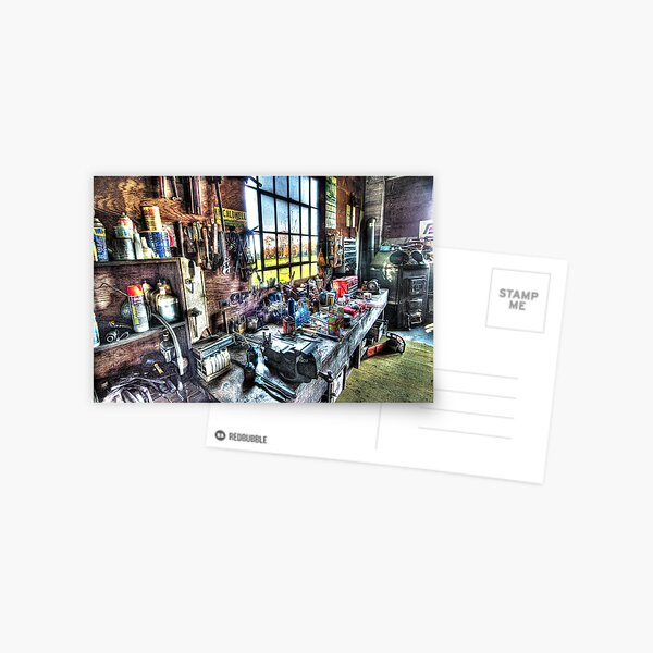 Jim's Workbench Postcard