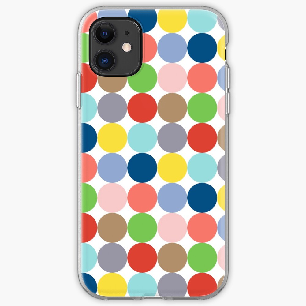 Bunte Kreise in Pastellfarben iPhone-Hülle & Cover