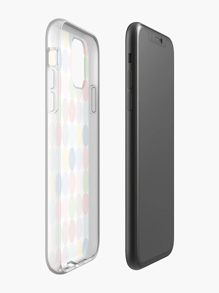 Alternative Ansicht von Bunte Kreise in Pastellfarben iPhone-Hülle & Cover