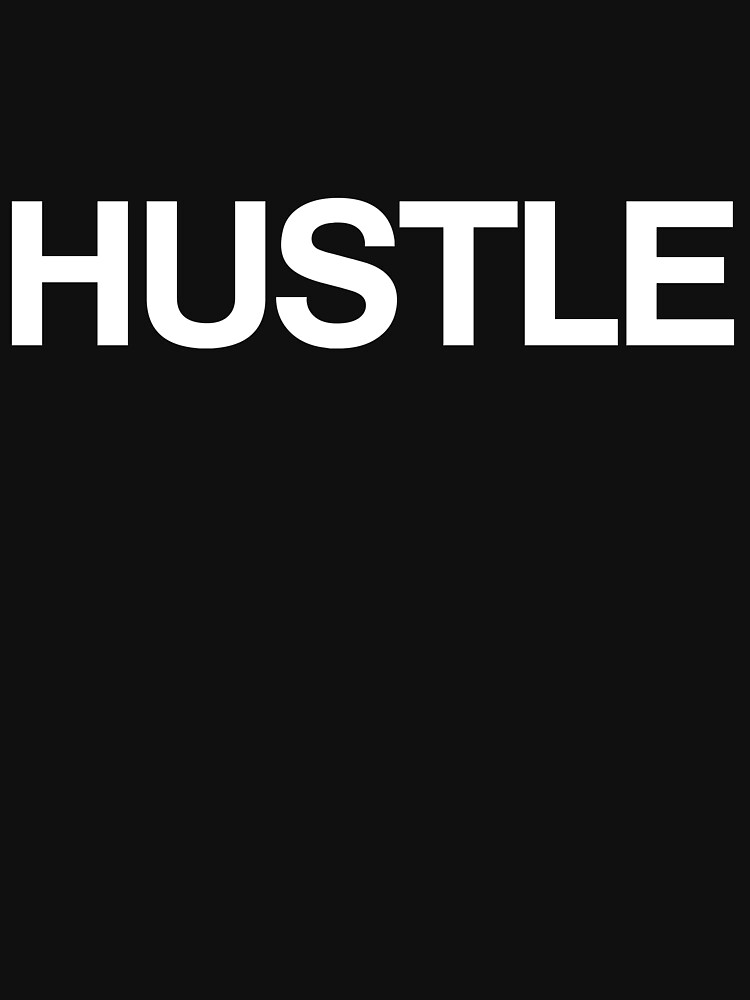 HUSTLE Pullover Hoodie for Sale by abstractee