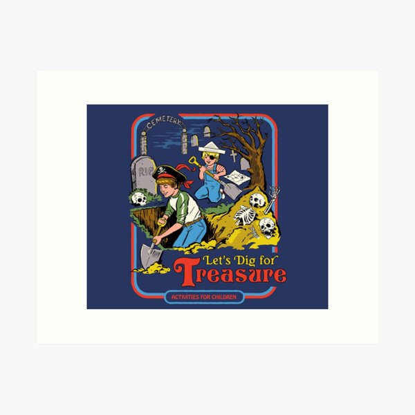 Item preview, Let's Dig For Treasure designed and sold by Steven Rhodes.