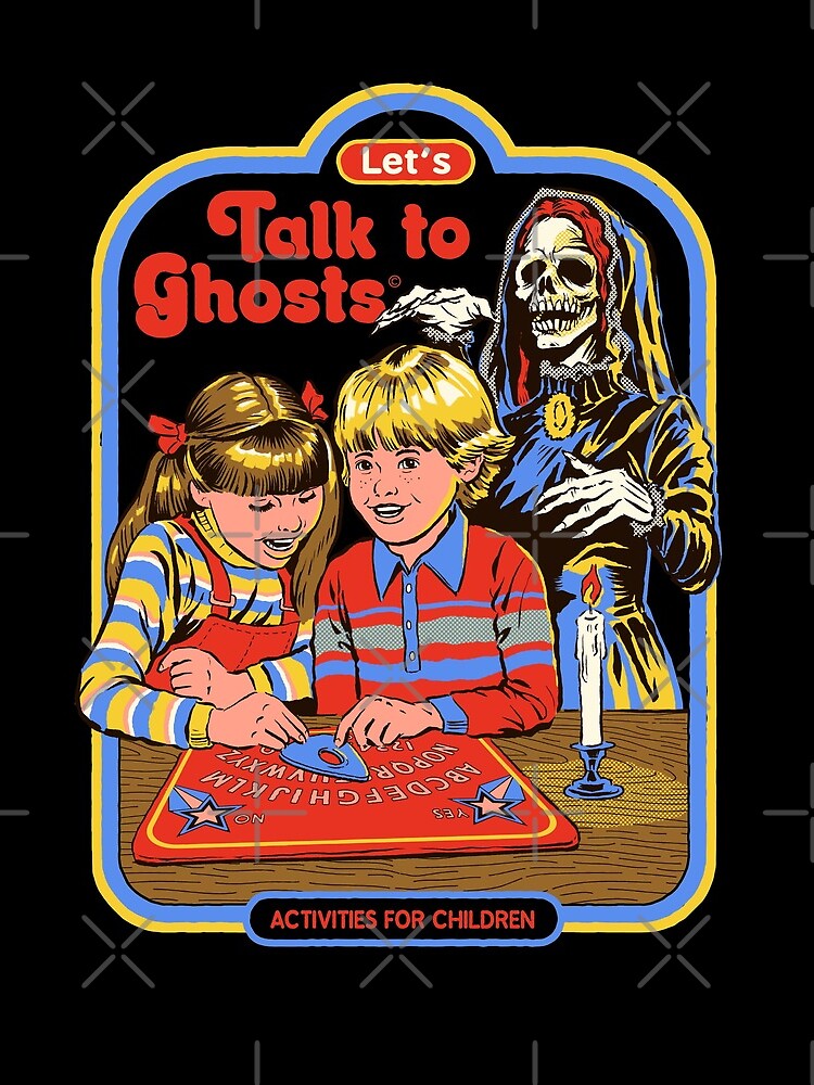 Thumbnail 3 of 3, Drawstring Bag, Let's Talk to Ghosts designed and sold by Steven Rhodes.