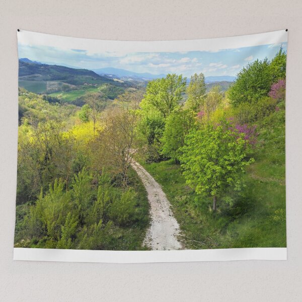 Item preview, Urbino, Italy Path through a Forest designed and sold by eliza-beth-.