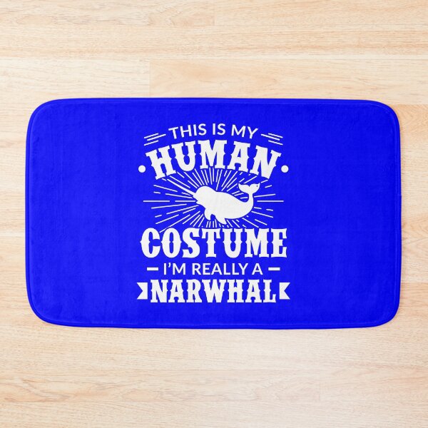 Item preview, Human Costume Im Really a Narwhal Halloween Gift designed and sold by Hananiah Merch.