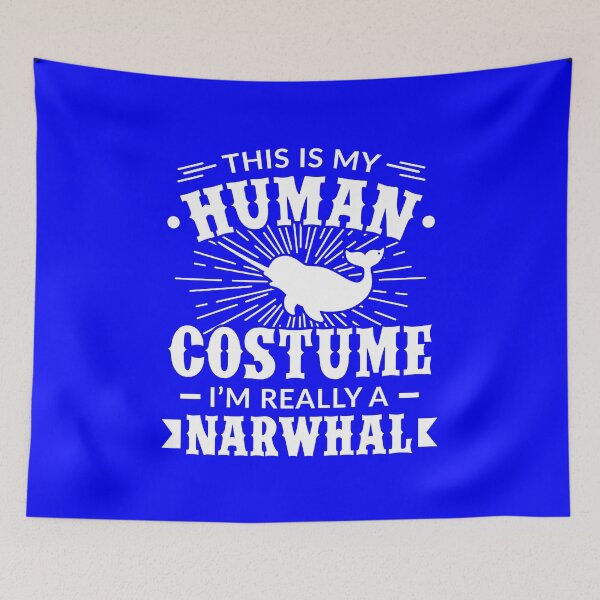 Item preview, Human Costume Im Really a Narwhal Halloween Gift designed and sold by Hananiah Merch.