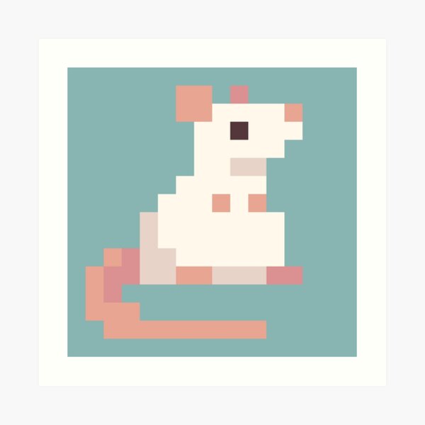 pixel rat\
