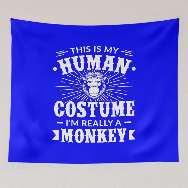 Item preview, Human Costume Im Really a Monkey Halloween Gift designed and sold by Hananiah Merch.