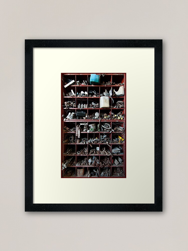 Alternate view of Jim's Nuts and Bolts Framed Art Print