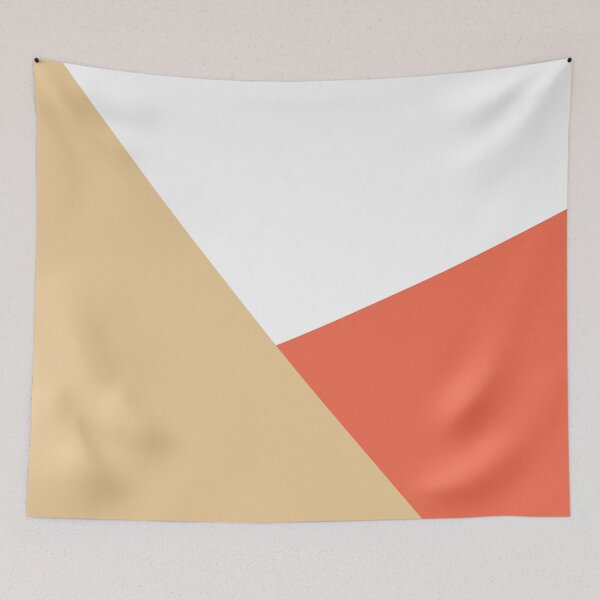 Item preview, Geometry in beige and coral designed and sold by by-jwp.