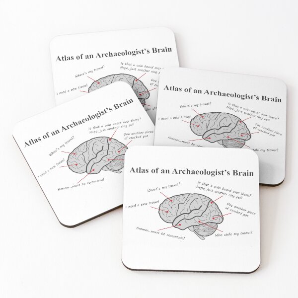 Item preview, Atlas of an Archaeologists Brain designed and sold by MadPanda.