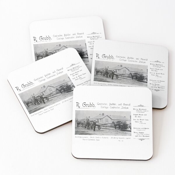 Item preview, Historic Tasmania. R. Grubb Contractor Zeehan. Rugged West Coast 1900s designed and sold by taspaul.