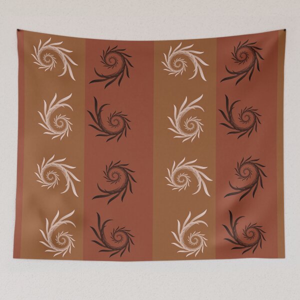 Item preview, Caramel Toffee Swirl Stripe designed and sold by mjohmy.