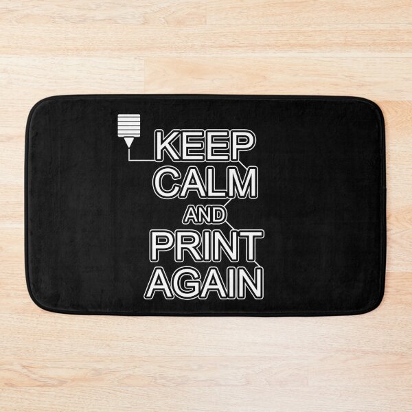 Item preview, Keep Clam and Print Again 3D Printing Filament Joke designed and sold by trendyzcom.