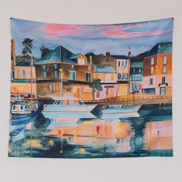 Item preview, Cornish seaside town designed and sold by SophiesDesigns2.