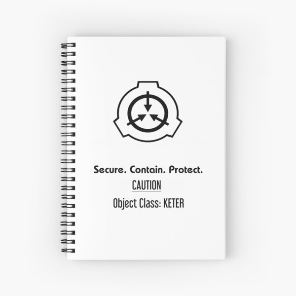 SCP Foundation Members Tees, Class Obejct : APOLLYON Spiral Notebook for  Sale by Yu-u-Ta