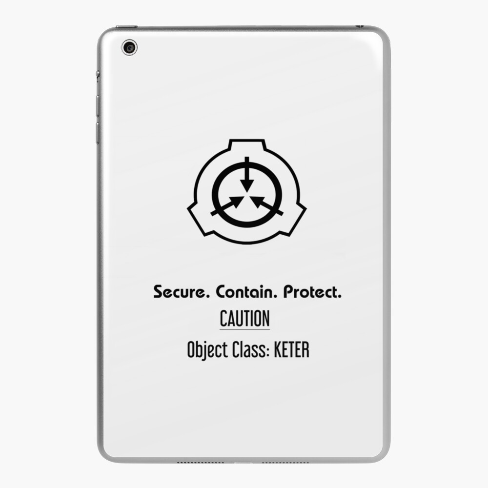 SCP Foundation Object Class Keter iPad Case & Skin for Sale by  opalskystudio