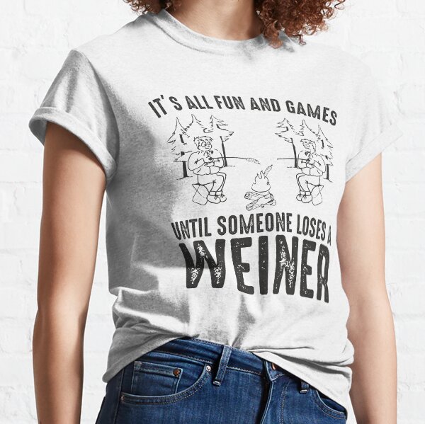 Kids//Youth Its All Fun and Games Until Someone Loses A Wiener T-Shirts Short Sleeve Children Tees
