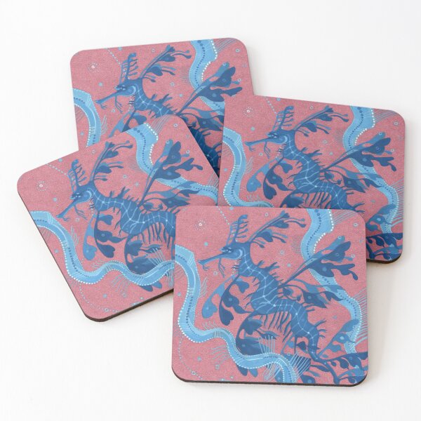 Item preview, Leafy Seadragon Seahorse, Marine Fish, Ocean Animals Gouache designed and sold by Julia Khoroshikh.