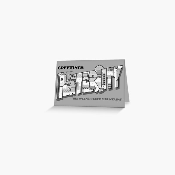 Greetings from Pewter City Greeting Card