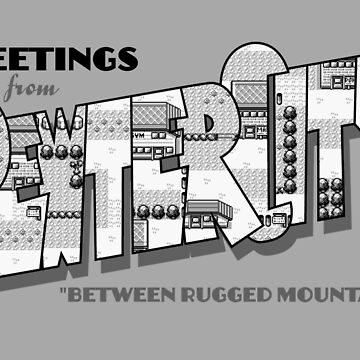 Artwork thumbnail, Greetings from Pewter City by merimeaux