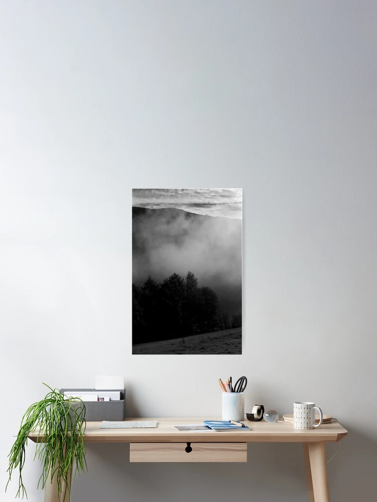 Thumbnail 2 of 3, Poster, Misty Morning designed and sold by Rees Adams.